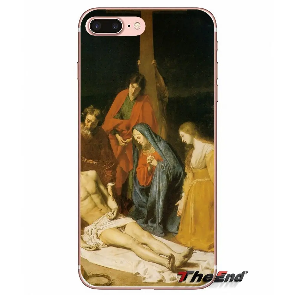 Страсть Христова воскресение для Samsung Galaxy S2 S3 S4 S5 MINI S6 S7 edge S8 S9 Plus Note 2 3 4 5 8 Coque Fundas