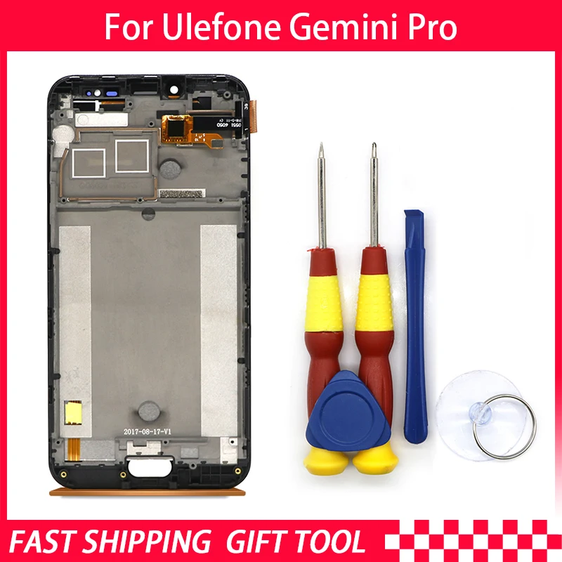 

Touch Screen LCD Screen LCD Display For Ulefone Gemini Pro T1 Digitizer Assembly With Frame Replacement Parts+Repair Tool