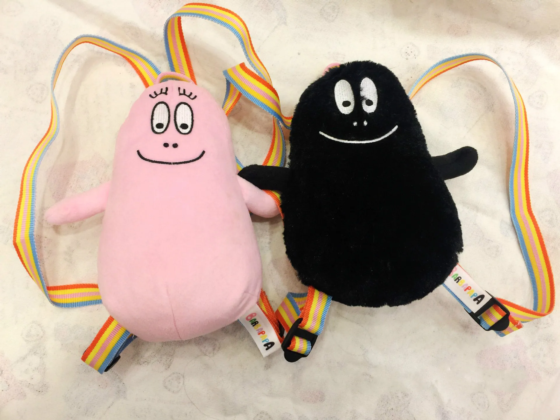 " Плюшевый Рюкзак Barbapapa мультяшная монета маленький кошелек детская плечевая сумка