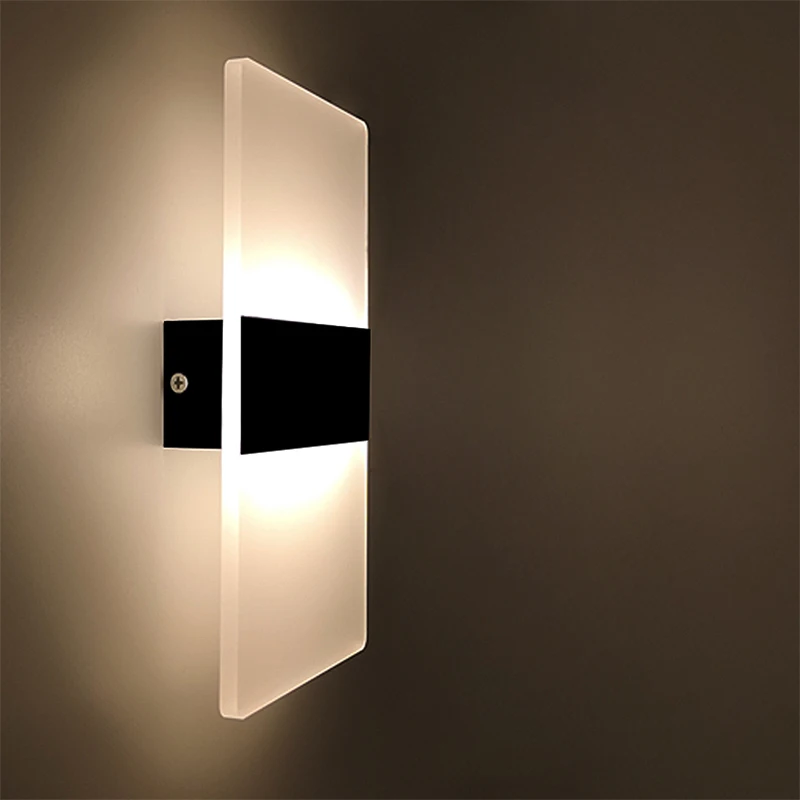 

LED Wall Lamp 220V 110V Bedroom Bedside Light Living Room Balcony Aisle Wall Lamp Corridor Wall Sconce Lamp