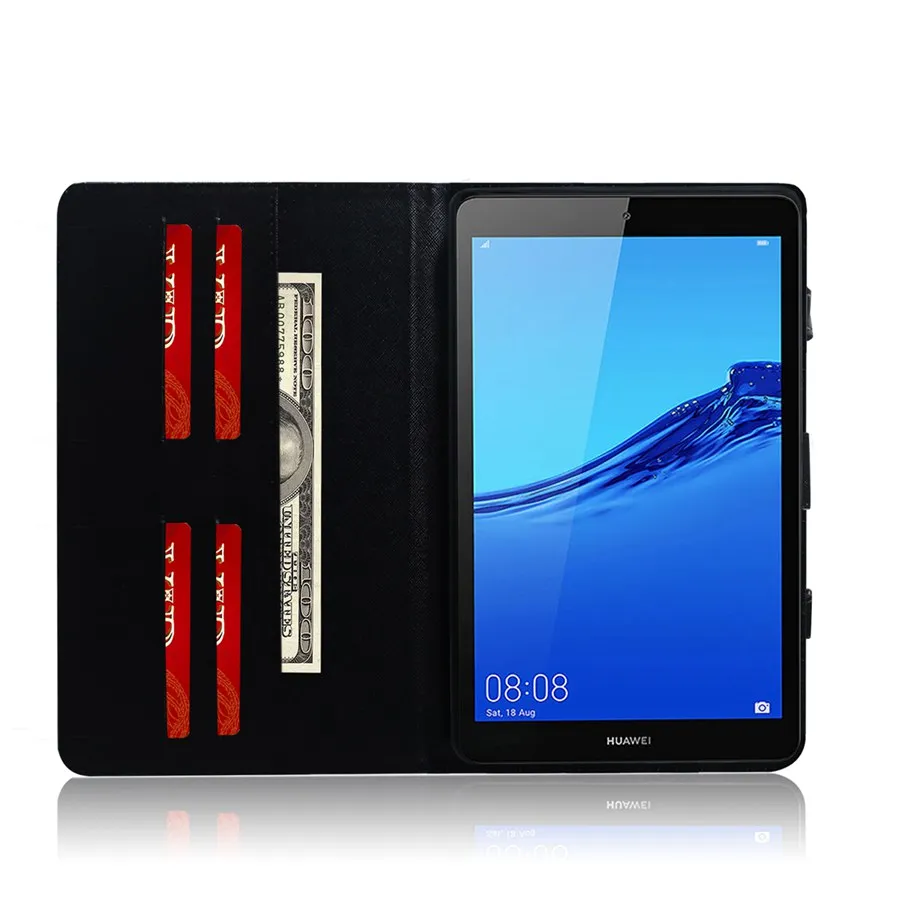 Сумка чехол для планшета Huawei MediaPad M5 lite 8 2019 Honor Tab 5 0 с откидной крышкой и пленкой