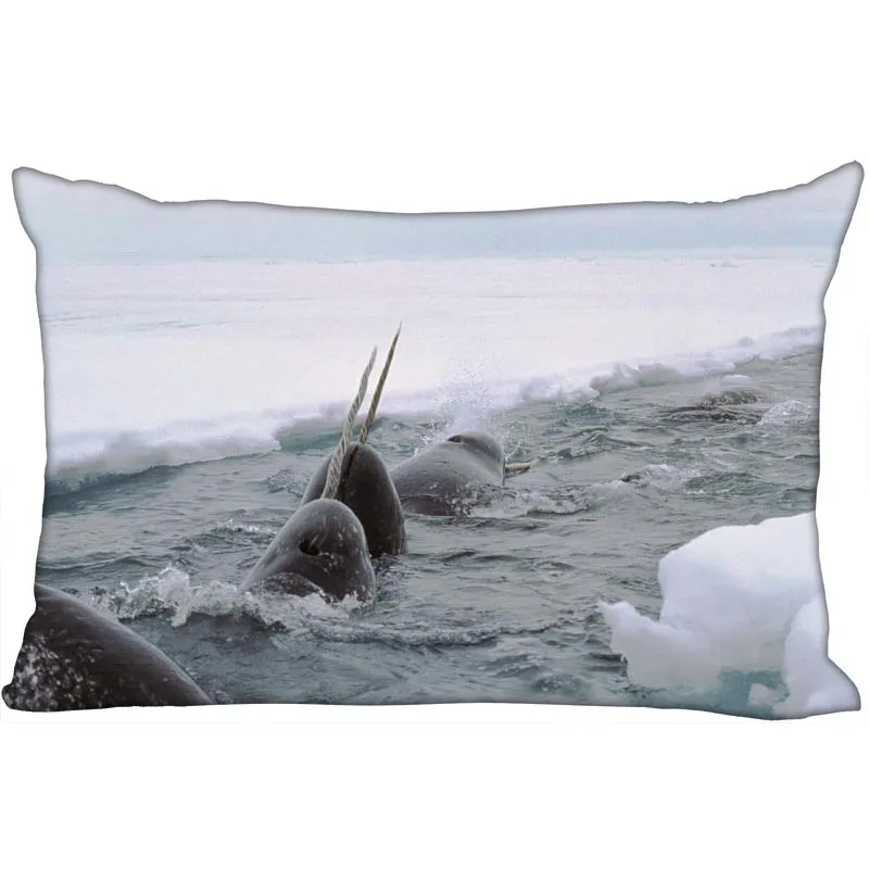 Narwhal наволочки Лидер продаж прямоугольник декоративная Свадебные наволочки мягкие не выцветают атласная ткань наволочки настроить подарок - Цвет: 14
