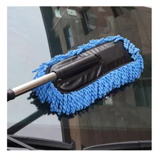 Destacável de limpeza escova de cera retrátil cera de carro de reboque