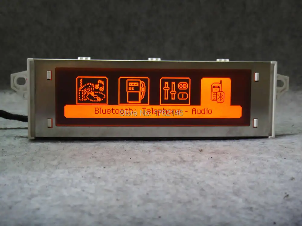 Заводской экран Поддержка USB+ Bluetooth дисплей красный монитор черный корпус для peugeot 307 207 408 citroen C4 C5