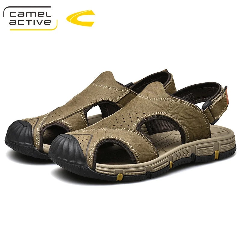Camel Active/2019 г. Новые быстросохнущие сандалии из натуральной кожи летние качественные повседневные кроссовки противоскользящая обувь для