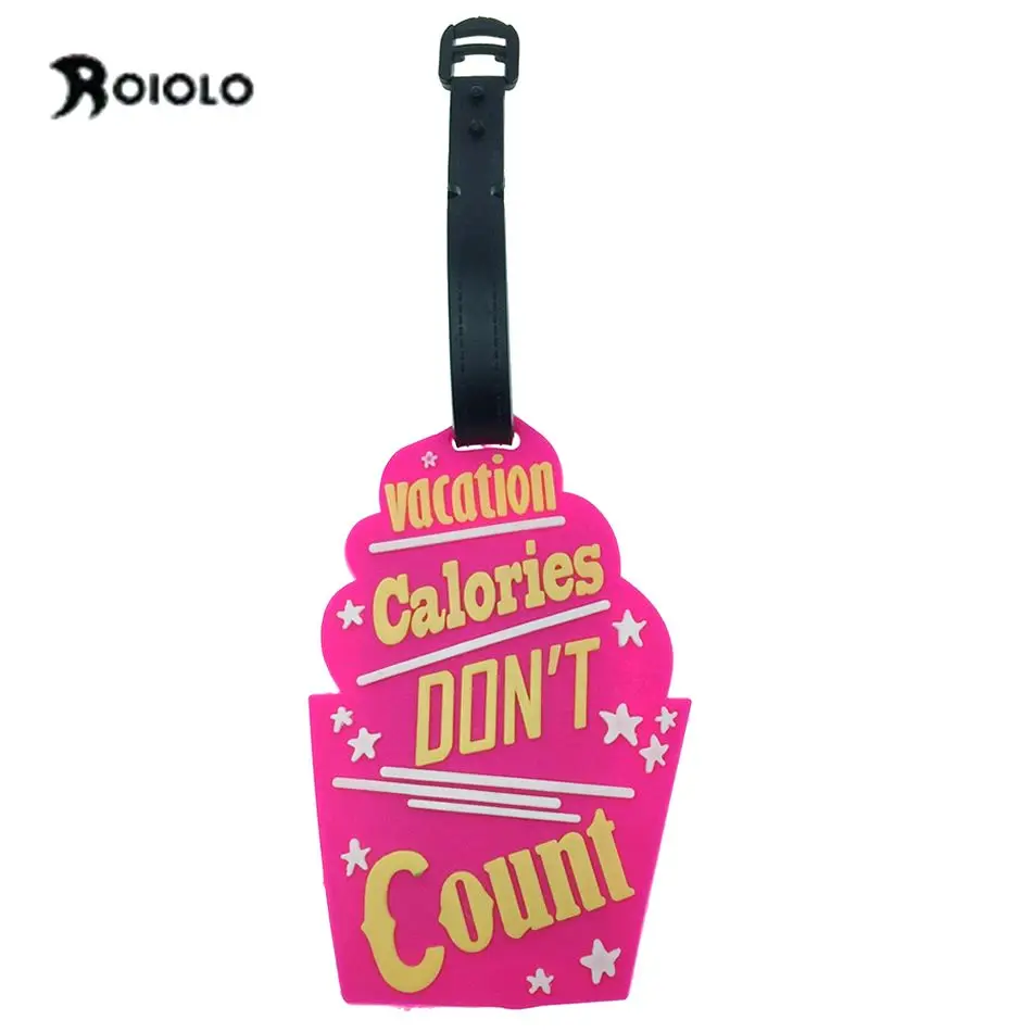 

Special Letter Luggage Tags Travel Accessories Silica Gel PVC Soft Plastic Suitcase Name ID Address etiquette bagage maletas