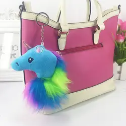 Unicornio мини мягкие игрушки Единорог дети Kawaii животные куклы игрушки Единорог брелок Peluche Игрушки для девочек Сумка подвесная кукла