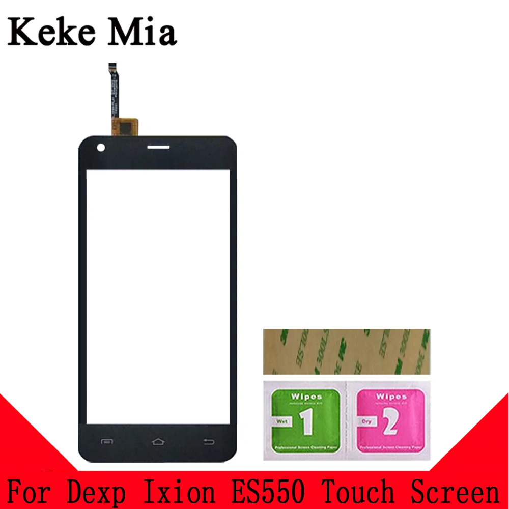 Black No Tools Keke Миа 5," сенсорный экран для Dexp Ixion ES550 Soul 3 Pro Сенсорное стекло Переднее стекло дигитайзер панель сенсор - Цвет: Black No Tools