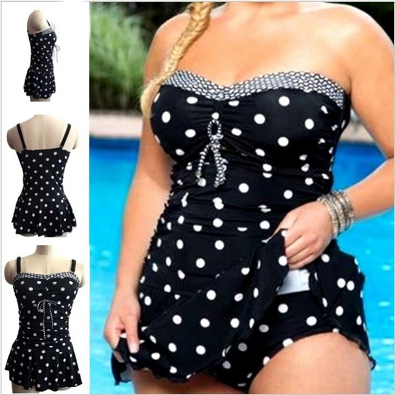 

Large Size Female Swimsuit Plus Fertilizer Women Big Breast Bust Two-Piece Suits Plus Size Bathing Clothes Split Swimwear XXXXXL
