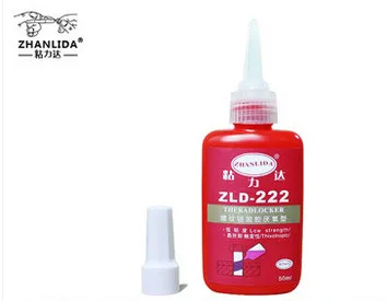 

222 50ML Anaerobic Adhesive Metal Screw Lock Screw Glue Thread Seal up Anti Rust Removable Thixotropy Low Strength