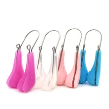 Pinza de silicona suave para moldear la nariz, Corrector moldeador de puente nasal, masajeador adelgazante, herramientas de belleza, 1 ud.