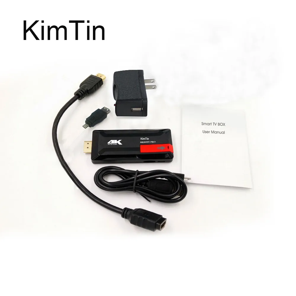 KimTin MK809IV Pro четырехъядерный процессор Android 7,1 ТВ приставка RK3229 пятиядерный GPU 2 ГБ/8G 4K H.265 3D 2,4G Wifi Bluetooth 4,0 Google Мини ПК