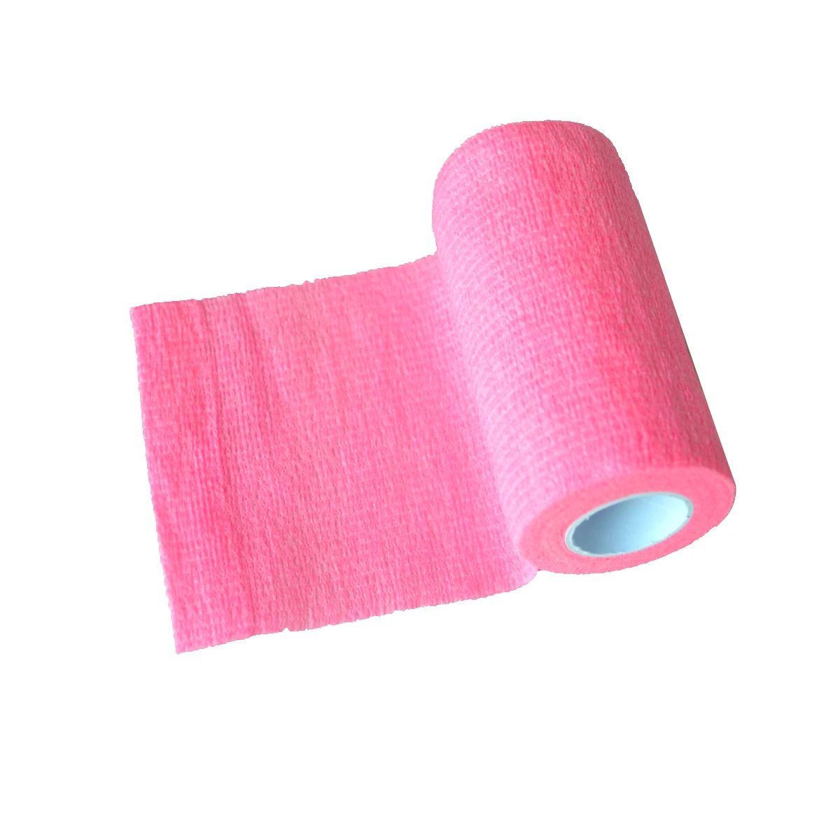 5pcs 10cm Fluorescent Pink Elastic Cohesive Nonwoven Bandage Wound Dressing Sports Protection 10cm * 4.5m