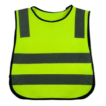 2 шт./компл. высокая видимость ученик ребенок студенческий ребенок светоотражающий жилет движения скутер Велоспорт сигнальный жилет