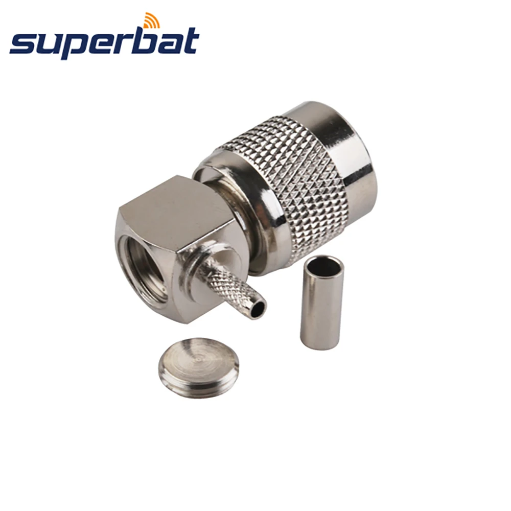 Right Angle RF Coaxial Connector for LMR100 RG316 Cable