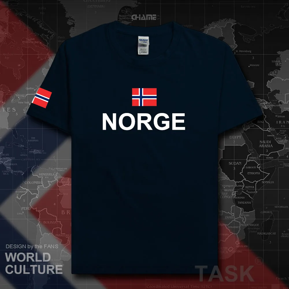 Норвежские Norge мужские футболки мода 2017 Джерси футболка национальной команды