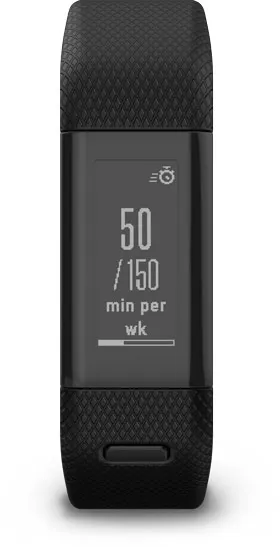 vivosmart HR+ displaying an intensity minutes screen