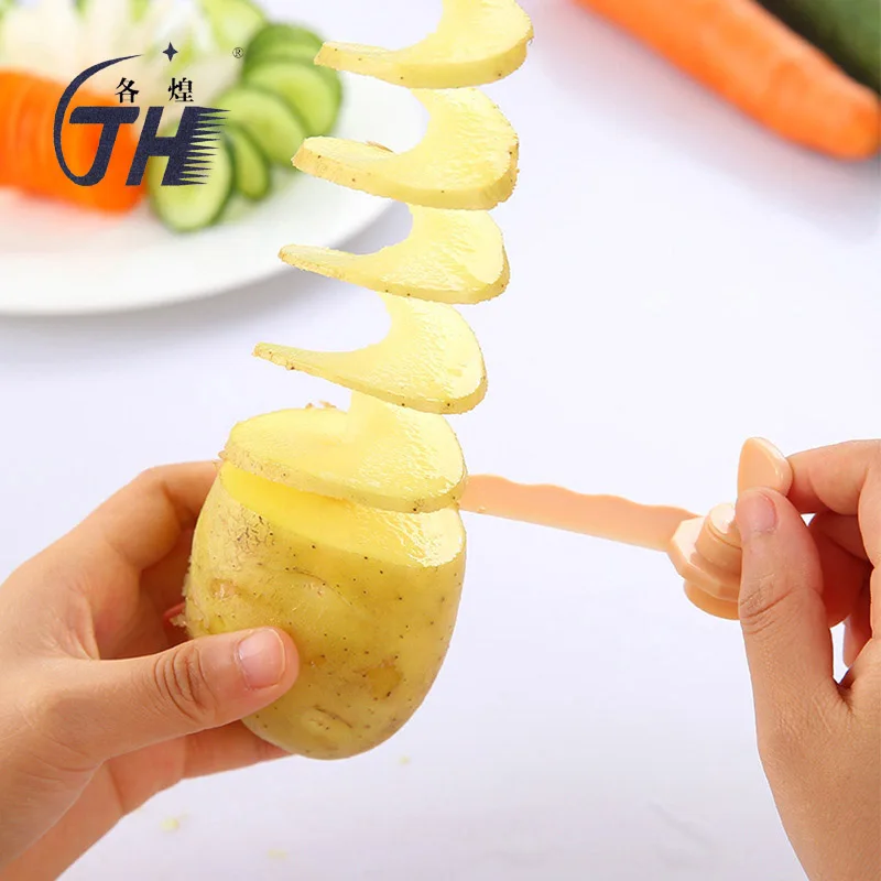 Спиральный слайсер для картофеля и моркови 1 шт.|cutter slicer|carrot slicepotato spiral |
