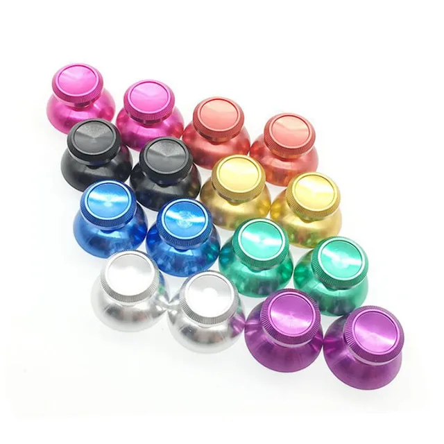 Best Offers 3D Analog Joystick thumb Stick grip Caps Aluminum Metal Replacement Part for Sony playstation Dualshock 3 PS3 Gamepad Controller