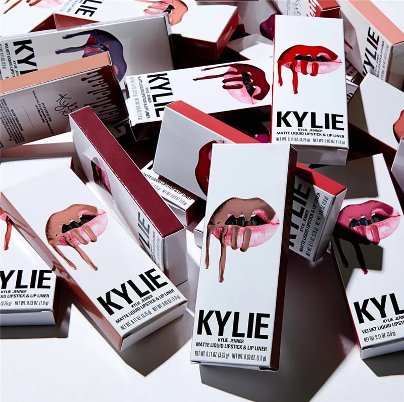 hot new KYLIE matte lipstick+lips pencil makeup lasting waterproof liquid lip gloss kilie lipstick kyliejenner lip