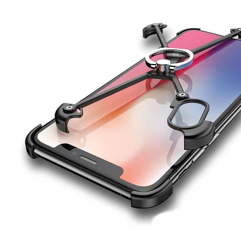 Для iphone XS чехол металлический каркас наборы анти осень кронштейн с кольцом