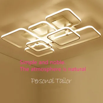 

Living room lights simple modern atmosphere led ceiling lamp Nordic lighting creative romantic warm room lights