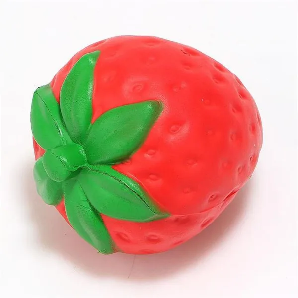 Big Jumbo Juicy Squishy Strawberry Fake Artificial Food Fruit Memory Foam Venting toys - 16