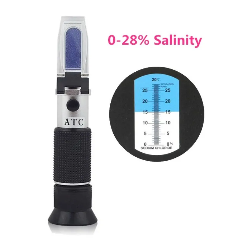 Salinity Refractometer 028 for Salty Food Measurement, Salinometer