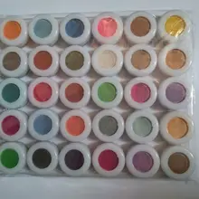 30 цветов Тени для век порошок пигмент Красочные Минеральные тени для век макияж 03 W