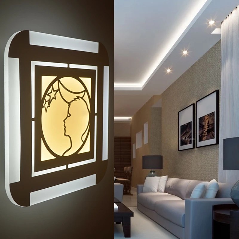 novelty wall lamp led bedside light modern home lighting aisle lamp