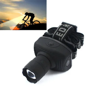 600 Lumens LED Headlight Headlamp Flashlight Frontal Lantern Zoomable Head Torch Light To Bike For Camping Hunting Fishing ZK93