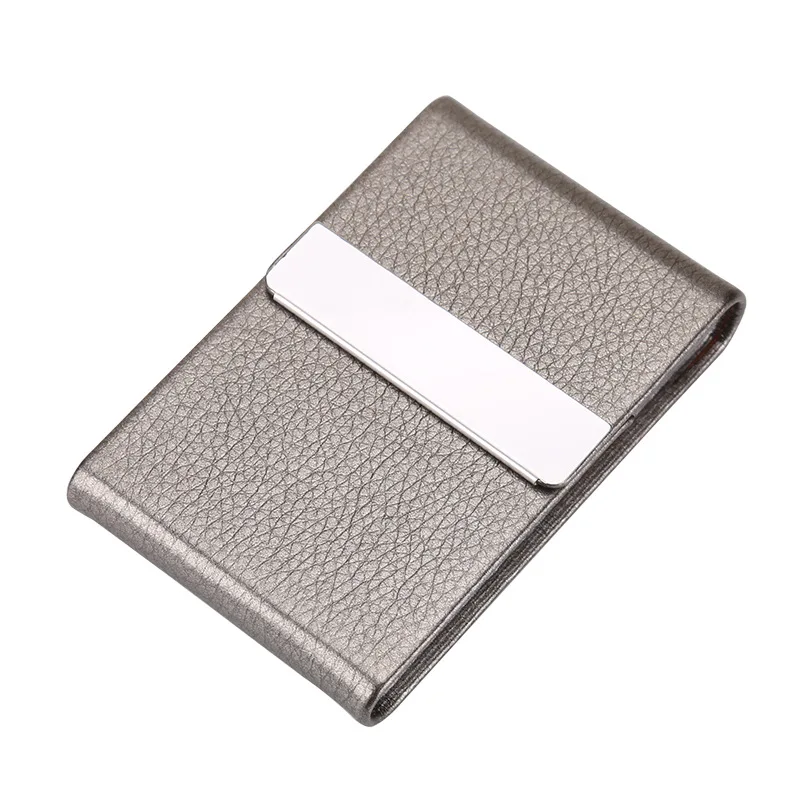 

Smoking Accessories Cigarette Case 1 PC Cigar Storage Box Stainless Steel Multifunction Card Cases PU Tobacco Holder