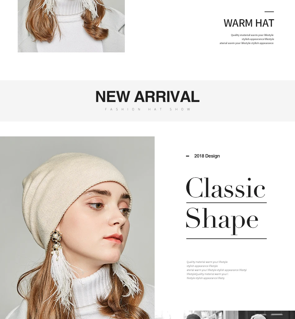Andybeatty, женские шерстяные кашемировые зимние шапки для женщин, шапочки, теплые, женские, брендовые, повседневные, вязанные, Vogue Skullies, кепка, высокое качество