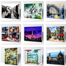 The Sofel башня номер Картина маслом настенные картины для гостиной Холст современная цифровая живопись без украшения для дома