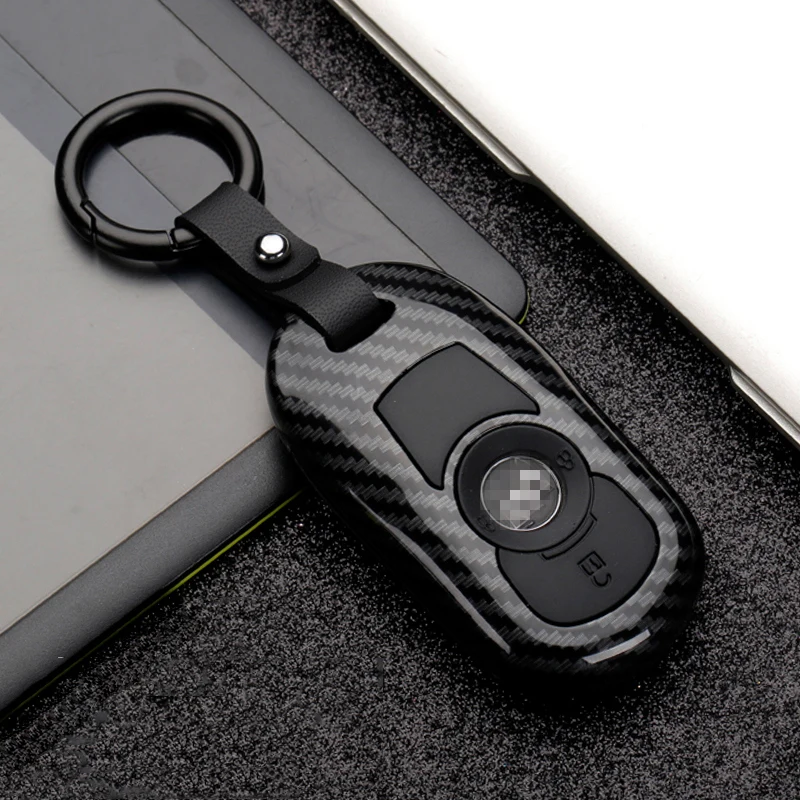 

2019 ABS PC Carbon Fiber Silica Gel Key Case Full-encircling for Buick GL8 New LaCROSSE Regal ENVISION Excelle GL6 VERANO
