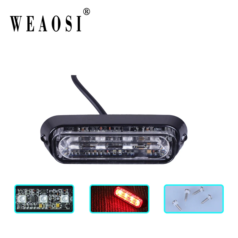 blue emergency grill lights