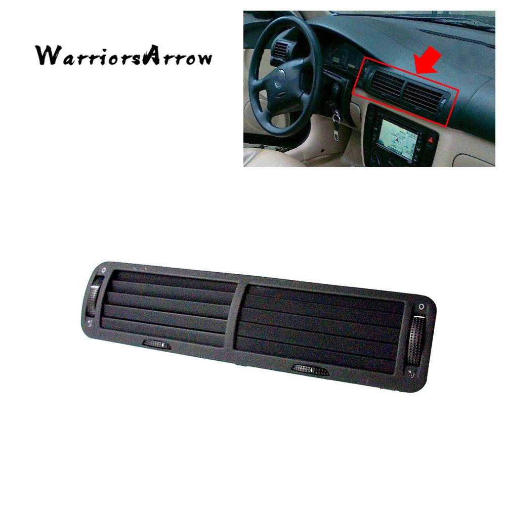 

WarriorsArrow Front Dashboard Central A/C Heater Air Vent Outlet Black For VW Passat B5 1997 1999 2000 2002 2004 2005 3B0819728