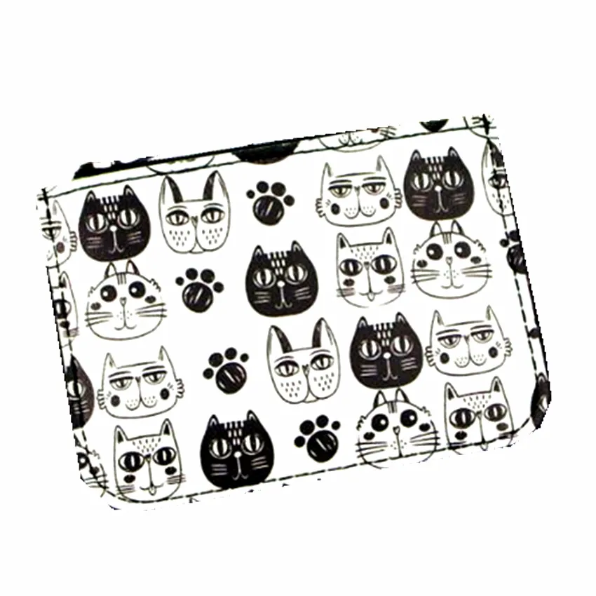 

M233 Creative Cartoon Coin Purses New Type Of Printing Lovely Cat Dog Rabbit Pink Bird Zero Wallet Key Ring Card Cover Package