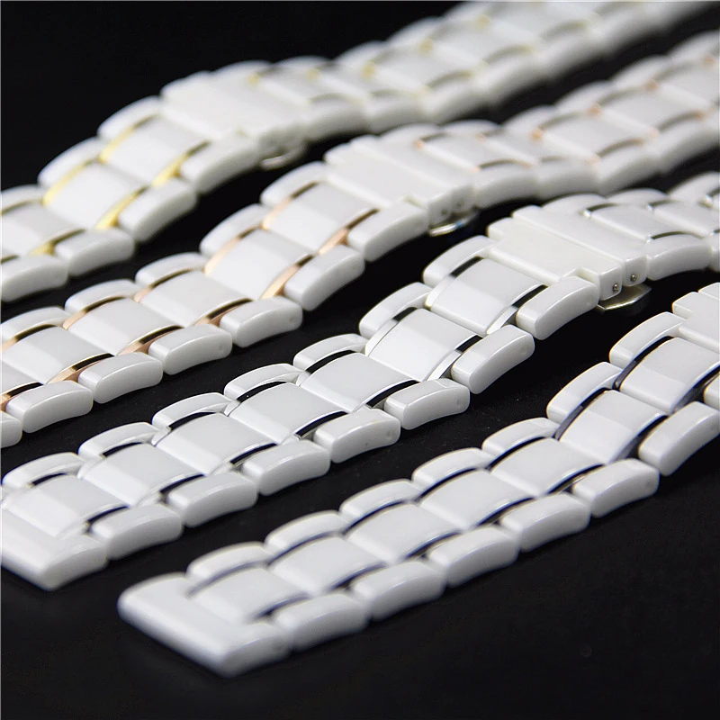 ceramics watch band for apple series watch strap women's watch bracelet men's watch band  (9)