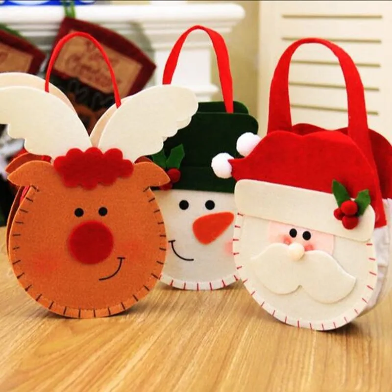 

Christmas Decorations Three Dimensional Gift Candy Bags Christmas Decorations for Home Party Decoration Christmas Gift