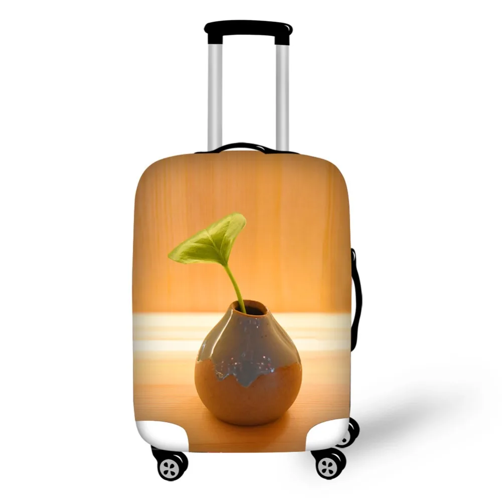Green life germination travel accessories suitcase protective covers 18-32 inch elastic luggage dust cover case stretchable Green life germination travel accessories suitcase protective covers 18-32 inch elastic luggage dust cover case stretchable