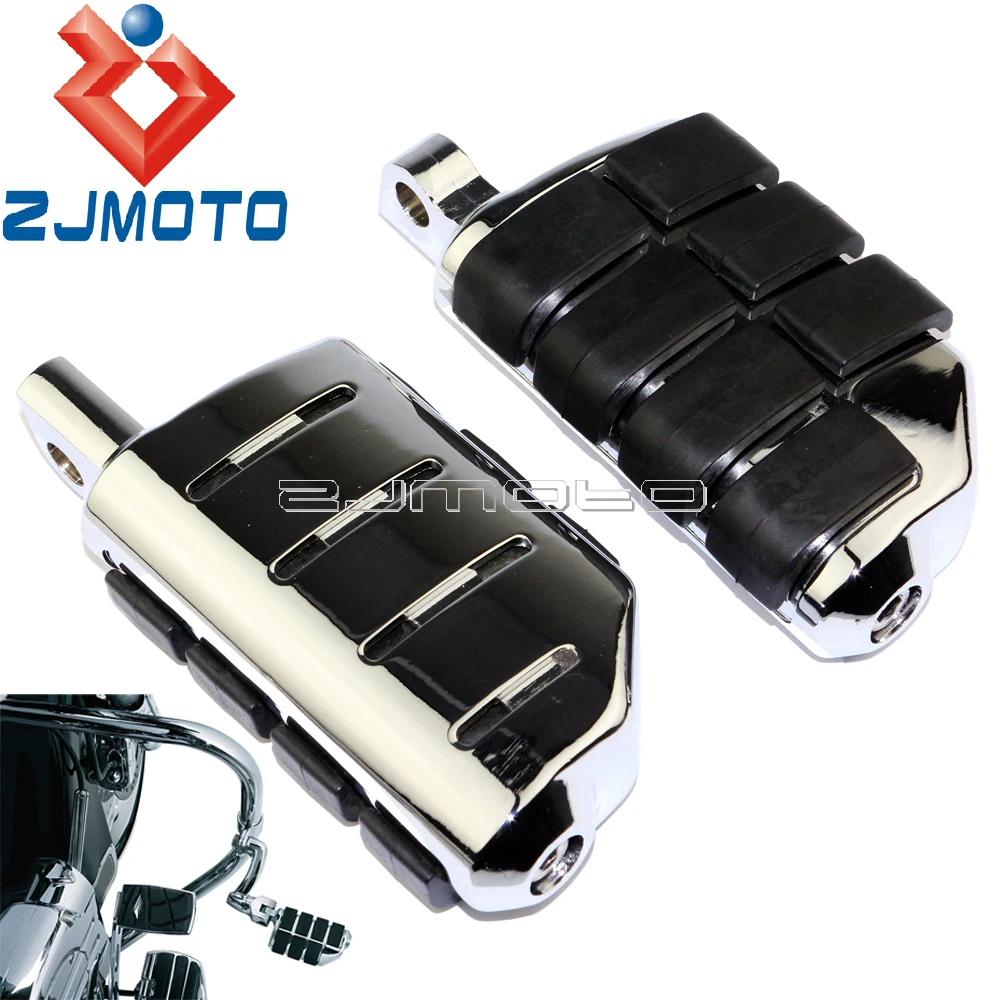 Для FLT Тур Glide Dyna Softail Custom Highway Footrests мотоцикл подножек кафе, Рейсер, чоппер поплавок уличный велосипед подножки