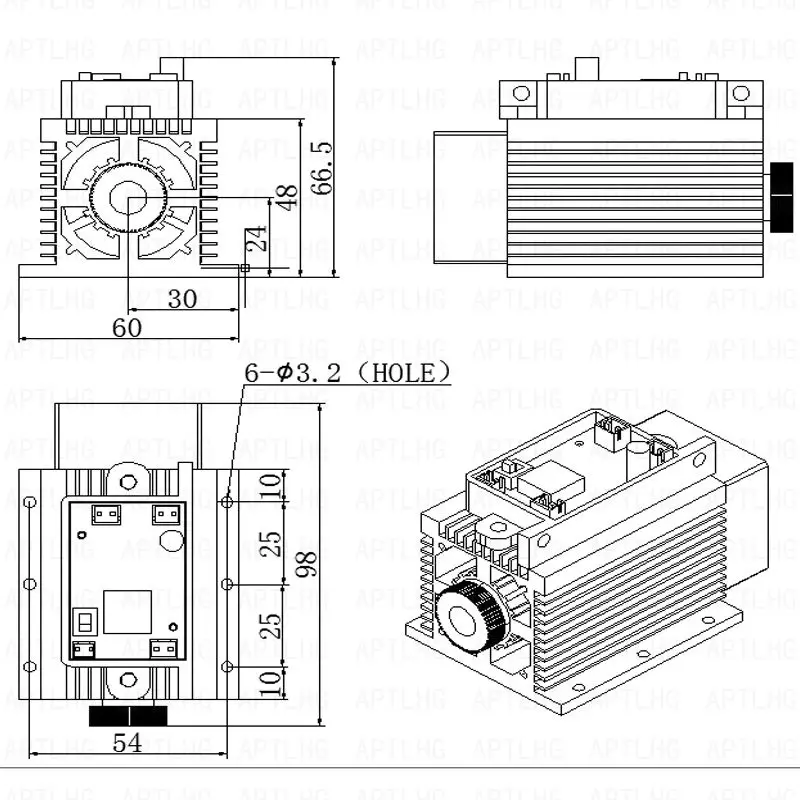 DIY CNC Cutte Фокусируемый ttl/PWM аналоговый 445nm 10 Вт 10000 МВт Синяя лазерная головка модуль гравировальный станок Металл Нержавеющая Сталь Железный камень