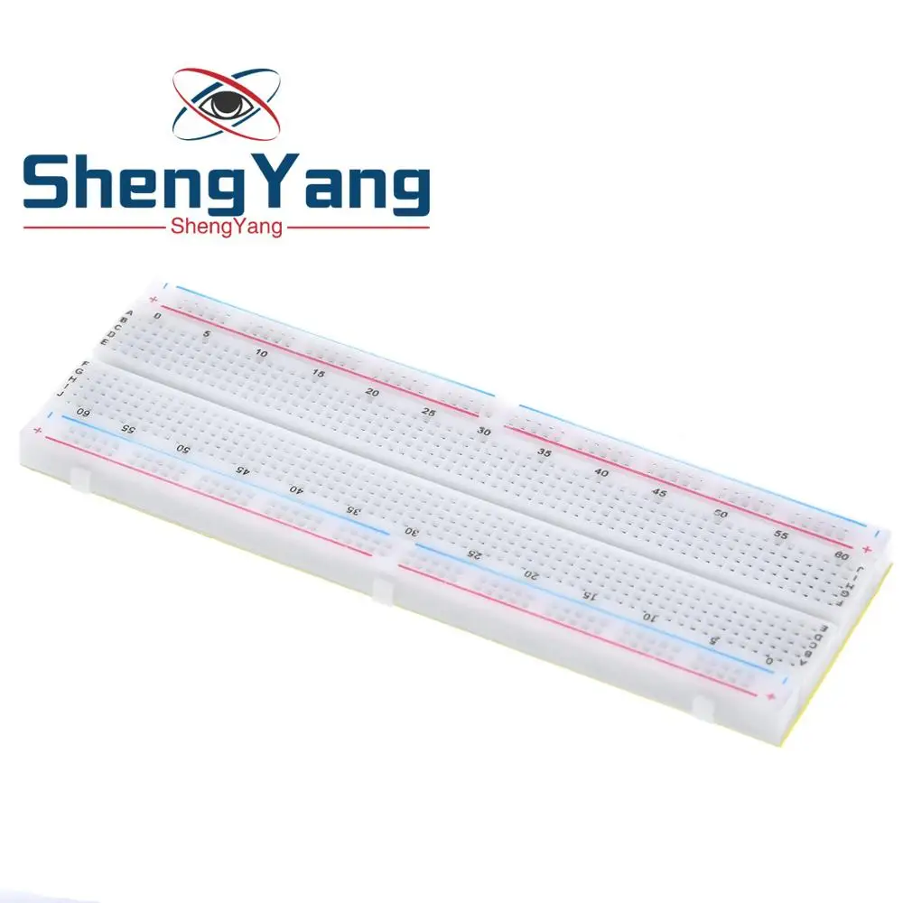 

1pcs ShengYang Breadboard 830 Point PCB Board MB-102 MB102 Test Develop DIY kit nodemcu raspberri pi 2 lcd High Frequency