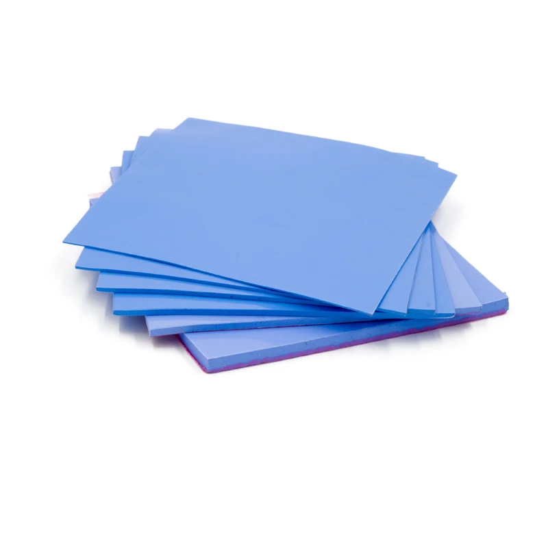 100mmx100mmx0.5mm GPU CPU Heatsink Cooling Thermal Conductive Silicone Pad for Graphic Cards Chips Bridge Memory Chipset IC