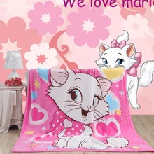 Mary Cat Flannel Fleece Blankets Cartoon Minions Soft Blanket American/United Kingdom Flag Coral Blanket 150x200cm Drop Shipping