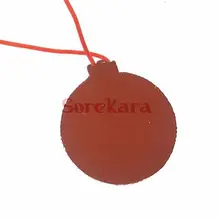 24 В DC 220 мм 150 Вт круглый гибкий водонепроницаемый силиконовый Нагреватель Коврик для масляного бака электрические провода