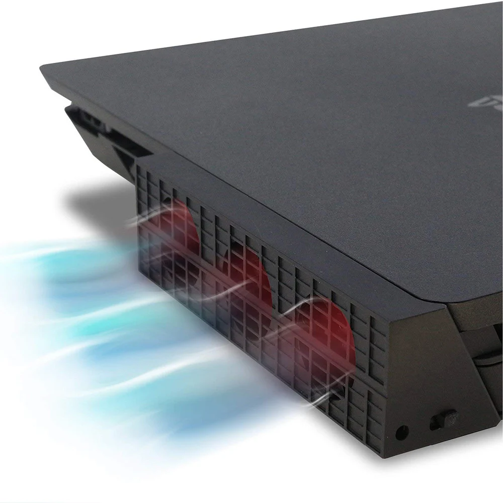 

Game Accessories Cooling Fan for PS4 Slim Console Cooler Smart Thermostat 3 Fans System Station for Sony Playstation 4 Slim