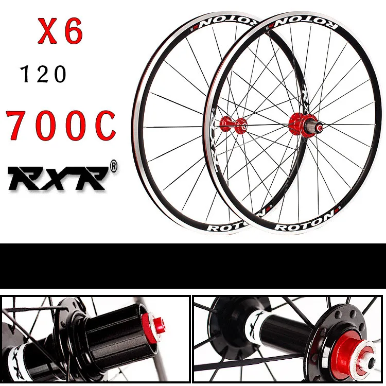 2018 High Quality HOT Sale Front 2 Rear 5 Bearing V Brake Road Bike 700C Wheel