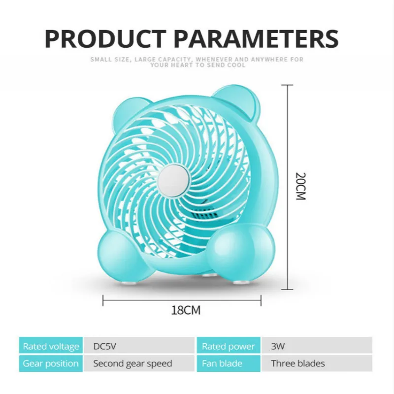 Креативный двойной лопасти мини USB вентилятор для офиса дома портативный компьютер ПК вентилятор электрический вентилятор ноутбука с двойными боковыми лопасти вентилятора